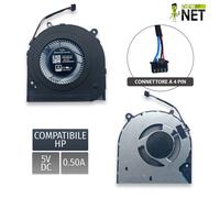 Ventola compatibile con HP 14s-cf1075TX 14s-cf2025TU 14s-cf2026TU