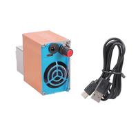 Ventola compatta in metallo ad alto numero di giri con cavo USB 5 V 12 V in ingresso velocità variabile per avviare smog ventilazione barbecue all'aperto ventilatore