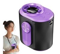 Ventola con clip in vita, ventilatore personale portatile per il collo, forte flusso d'aria, dispositivo di raffreddamento regolabile a più livelli, per pesca, sport, corsa, campeggio, costruzione
