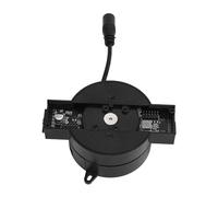 Ventola con Display Ologramma 3D, Proiettore Olografico 3D Risoluzione 2000x224 WiFi 224 Perline LED Luminosità Regolabile ABS PC con Lettore di Schede per Negozio (Spina UE