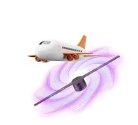 Ventola con ologramma 3D Attrezzatura Pubblicitaria Con Display A LED, La Olografica 3D, La For Proiettore Olografico 3D, Luce A LED