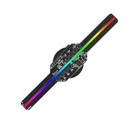 Ventola con ologramma 3D Desktop Mini 14cm 128LED 3D Olografico Macchina Pubblicitaria Ventola 10W 14cm Proiettore Olografico Con Copertura Protettiva