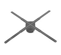 Ventola con Ologramma 3D, Display Pubblicitario per Proiettore con Ologramma 3D da 25,6 Pollici, Risoluzione 2800x896, 896 Perline LED per Insegne di Negozi Aziendali, Bar,