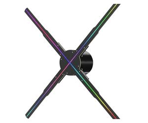 Ventola con ologramma 3D Macchina Pubblicitaria 3D Con Ventola Olografica Da 50 Cm, 576 LED, Lettore HD Intelligente Al Neon, Supporto For Video E Immagini(45cm HD edition)