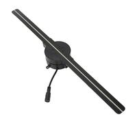 Ventola con ologramma 3D Proiettore 3D WiFi da 16,5 pollici 2000x224 con 224 perline luminose a LED per la pubblicità di negozi aziendali
