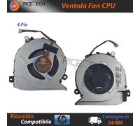 Ventola Cooling Fan Ventolina CPU Compatibile per HP Part Number 812109-001