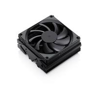 Ventola CPU con radiatore a pressione discendente HX4170D, controllo della temperatura del computer 1700 di 12a generazione, ITX, bianco, AM4, senza luce(BLACK)