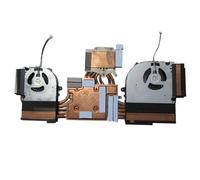 Ventola CPU GPU e dissipatore per Laptop per System76 Bonobo WS (bonw14), DC12V, Nuova