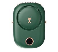 Ventola da Collo appesa Mini Ventola di Raffreddamento Portatile pigra Sport Ricaricabile Senza Lama per Viaggi all'aperto