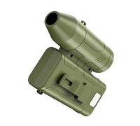 Ventola da indossare sotto la camicia, con luce ricaricabile indossabile forte flusso d'aria 6 velocità, Ventilatore Personale con Clip, per campeggio, escursionismo,