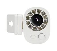 Ventola da scrivania con morsetto - Ventilatore ricaricabile - Ventola USB ricaricabile silenziosa per calore attività all'aperto e trasporti