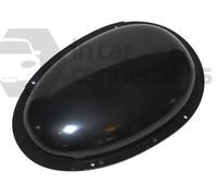 Furgone Sfiato Tubo Tipo ventola da tetto Plastica Scoop 4x4 Bus Caravan Nero