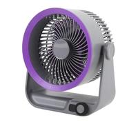Ventola del Circolatore Ad Aria, Ventola Silenziosa USB con Inclinazione Regolabile a 180 °, Ventola della Scrivania Che Ruota per Regolare la velocità, Ventola Portatile per
