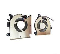 Ventola del computer portatile dell'ABS del metallo per MSI GF63 GF65 | Doppio per CPU per set GPU, numeri di parte OEM PABD08008SH N413, adatto per MS-16R1 R2, fori di montaggio precisi