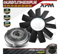 Ventola Del Radiatore + Attacco Visco Frizione per BMW E34 E36 E38 E39 E46