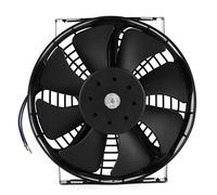 Ventola del Radiatore di Raffreddamento Elettrico Sottile da 12 V 10in Universal Fan Engine Raffreddamento Radiatore Elettrico Aria Condizionata DC 12V 80W 2400RPM per Camion Auto