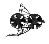 Ventola del radiatore per moto Per V-Rod VRSC/VRSCB/VRSCD/VRSCDX 2002-2017 Ventola raffreddamento radiatore, doppio assemblaggio Para staffa Ventola di raffreddamento