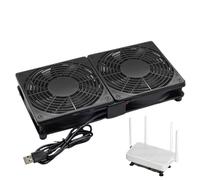 ventola del router: ventola di raffreddamento portatile alimentata da USB, ventilatorecratore per armadio per computer ad alto flusso d'aria, dispositivo di ventilazione desktop