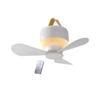 Ventola del soffitto da campeggio - ventilatore a soffitto USB | portatile silenzioso con telecomando | 3 impostazioni di velocità e timer | Accessorio per il raffreddamento alimentato USB per ca