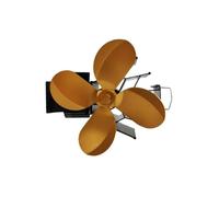 Ventola Della Stufa Attivata Dall'energia Termica Senza Necessità Elettricità Costruzione In Lega Alluminio Operazioni Silenziose Circolatore D Per Caminetti Silenziosi