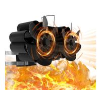 Ventola di calore per stufa a legna, ventilatore per stufa a legna, ventilatore silenzioso attivato dal calore per stufa a legna, ventilatore termico a basso rumore