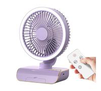 Ventola di circolazione, ricarica USB, da scrivania, silenziosa, oscillante a sinistra e a destra, indispensabile per la stagione calda, per camera da , comodino, mensola, soggiorno
