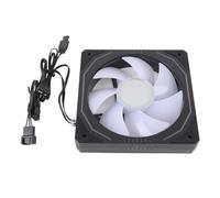 Ventola di Custodia per PC PWM Argb 120 Mm, Ventola di Raffreddamento a PC Leggero a LED, Design a 9 Lama, 800-1800 Giri/min, Doppio Controllo a 4 Pin/3-pin, Cuscinetti (Lame in