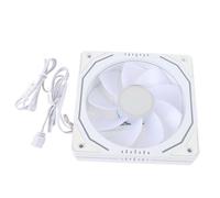 Ventola di Custodia per PC PWM Argb 120 Mm, Ventola di Raffreddamento a PC Leggero a LED, Design a 9 Lama, 800-1800 Giri/min, Doppio Controllo a 4 Pin/3-pin, Cuscinetti (Lame