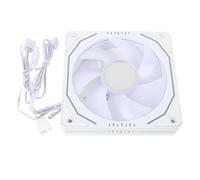 Ventola di Custodia per PC PWM Argb 120 Mm, Ventola di Raffreddamento a PC Leggero a LED, Design a 9 Lama, 800-1800 Giri/min, Doppio Controllo a 4 Pin/3-pin, Cuscinetti (Lame in