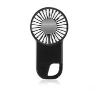 Ventola di ghiaccio portatile leggera con semiconduttore di congelamento rapido per un maggiore comfort (nero)