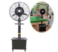 Ventola di nebulizzazione Esterna Industriale, Ventola di Spray per piedistallo oscillante da 11 galloni, Altezza Regolabile per Patio, casa, Serra - Dimensioni di 22 Pollici, Soluzione di