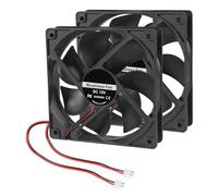 Ventola di raffreddamento 12025 DC 12 V con cuscinetti a sfera senza spazzole 120 x 120 x 25 mm, 2 pin, per ventola di raffreddamento del case del computer
