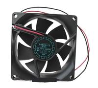 Ventola di raffreddamento a 2 fili e 2 pin D80SH-12 M-GP2 DC12V 0,30A 2,16W 80X80X25Mm