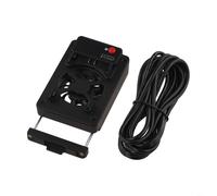 Ventola di raffreddamento a batteria con supporto a molla flessibile, a 5 livelli, silenziosa ventola per DSLR, ricaricabile tramite USB-C, compatibile con Sony per Canon per FUJIFILM