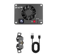 Ventola di raffreddamento a batteria ricaricabile a semiconduttore per A7M4 A7C ZVE1/10 A6700S Photography Radiatore DSLR/Ventilatore senza specchio