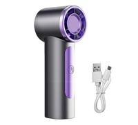 Ventola di raffreddamento a mano - Ventilatore a mano ricaricabile - Potente ventilazione portatile elegante grande flusso d'aria giornate calde uso trucco passeggiata matrimoni campeggio