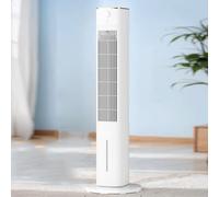 Ventola di raffreddamento a torre silenziosa, con design oscillante senza lama, 3 velocità e 3 modalità di vento, timer da 15 ore, ventilatore portatile da terra per camera da letto, soggiorno e