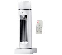 Ventola di raffreddamento ad 2 in 1 6 velocità del ventola torre con umidificazione a 120 ° oscillante 6h timer a LED silenzioso Display portatile con telecomando per la camera da l