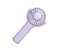 Ventola di raffreddamento ad aria da 1200 mAh, piccola, portatile, silenziosa, con 3 velocità regolabili, adatta per viaggi o ufficio e casa, ventilatore portatile alla moda per ragazze