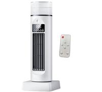 Ventola di raffreddamento ad, ventola della torre di 2 in 1 con umidificazione, 120 ° oscillante, timer 6H, silenzio, condizionatore d'aria portatile display a LED con remoto per il so