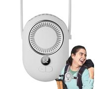 Ventola Di Raffreddamento Al Collo Portatile - Dispositivo Di Flusso D'aria Indossabile, Ventilatore A Lama Senza Mani Leggeri | Tecnologia Di Raffreddamento Personale Tre Velocità Di Funzionamento, P