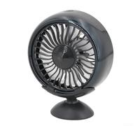 Ventola di raffreddamento automatica USB con tre livelli di velocità, ventilatore portatile per auto che fornisce un flusso d'aria silenzioso e forte nel veicolo (strumento nero)