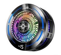 Ventola di raffreddamento compatta a semiconduttore per smartphone, radiatore magnetico posteriore con clip per ridurre il calore durante il gioco intenso, dispositivo portatile in materiale ABS per