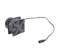 Ventola di raffreddamento compatta da 80 mm DC12 V 102 CFM, doppio cuscinetto a sfera, ventola di scarico per ventilazione di calore e fumi, per flussi d'aria della casa degli animali domestici