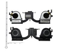 Ventola di raffreddamento CPU Dissipatore di calore, compatibile con Lenovo, compatibile con Idea Pad Yoga, laptop 720-13IKB 5H40N67860 AT1YJ002SS0 EG50040S1-CA30-S9A(A set with heat sink)