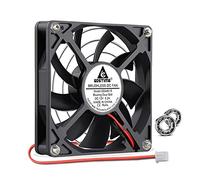 Ventola di raffreddamento da 80 mm, dimensioni: 80 x 15 mm, doppio cuscinetto a sfera, senza spazzola, CC 12 V, 2800 CFM, flusso d'aria elevato