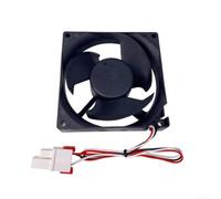 Ventola di raffreddamento da 92 mm CC 12 V per uso in ambienti freddi | Alloggiamento in plastica, finitura nera, funzionamento silenzioso, livello di rumore discreto, sicuro per il freddo