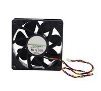 Ventola di raffreddamento DC 12 V 5,0 A 7500 giri/min con connettore a 4 pin, ricambio per Antminer S7 e S9, ventola raffreddante ad alta velocità a 7 pale con doppie cuscinetti a