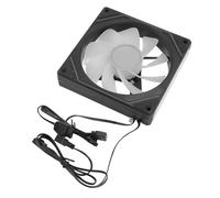 Ventola di Raffreddamento del Computer, CPU ARGB PWM 650-1600 RPM di Facile Installazione (Pala della ventola inversa, nera)
