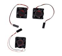 Ventola di Raffreddamento del Motore RC 2510 Dissipazione del Calore Ad | Connettore 2P 25x25x10mm, Installazione Senza Attrezzi per Camion Cingolato RC, Compatibile con Scala 1/8 1/12